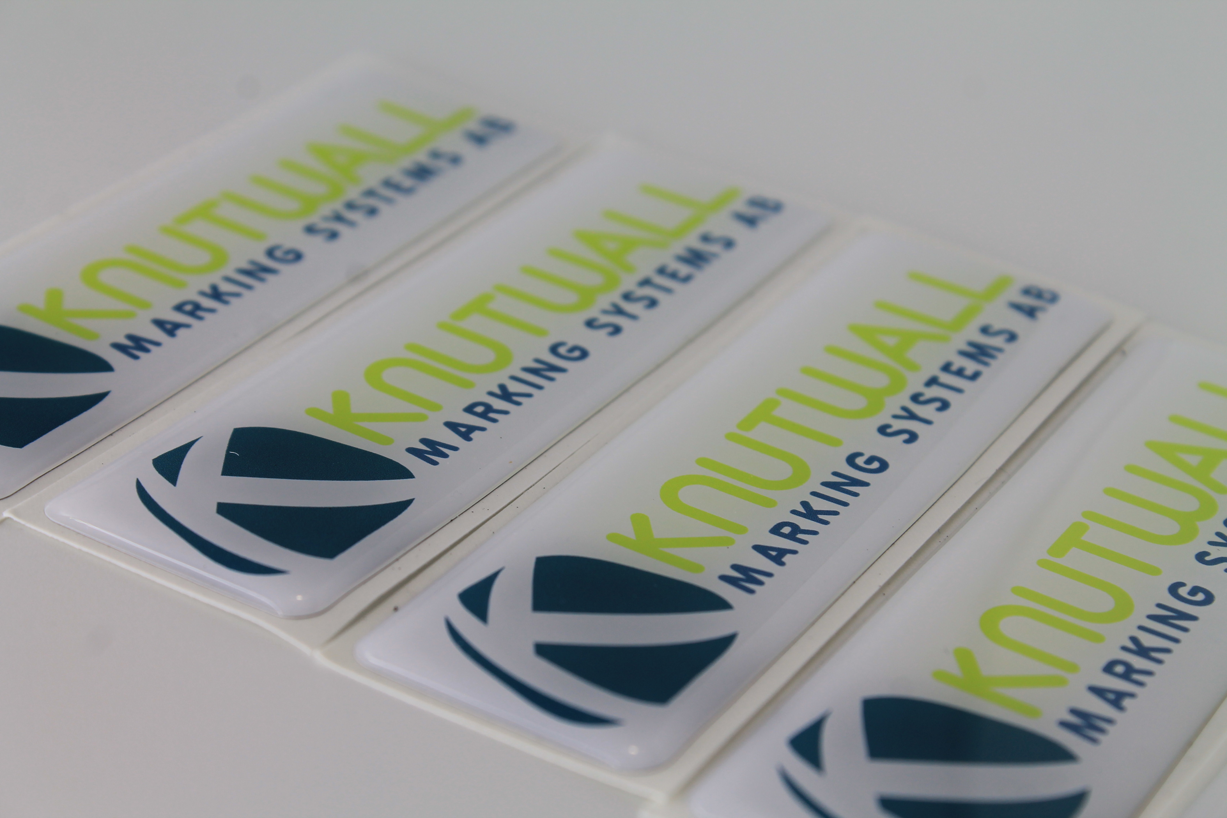 Dome Stickers with epoxy