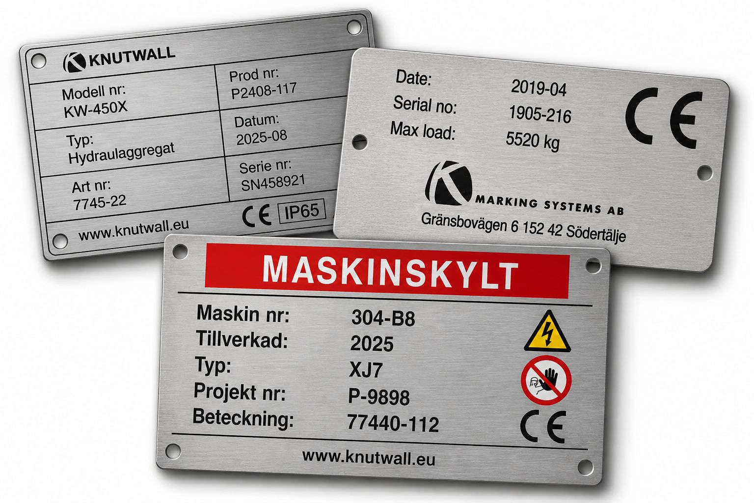 Industriskyltar – Anpassade skyltar för industri och produktion