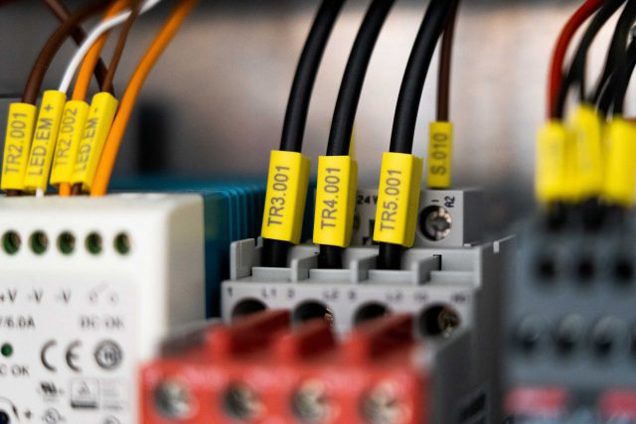 Ledningsmerking i halogenfri utførelse.