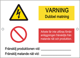 Printad - Varning dubbel matning