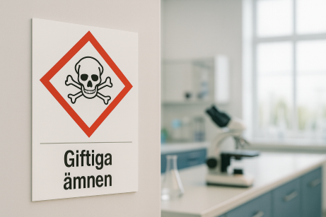 Giftiga ämnen skylt - Kemisk riskskylt - Knutwall 2.png