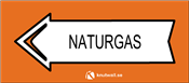 Rörmärkning - Naturgas